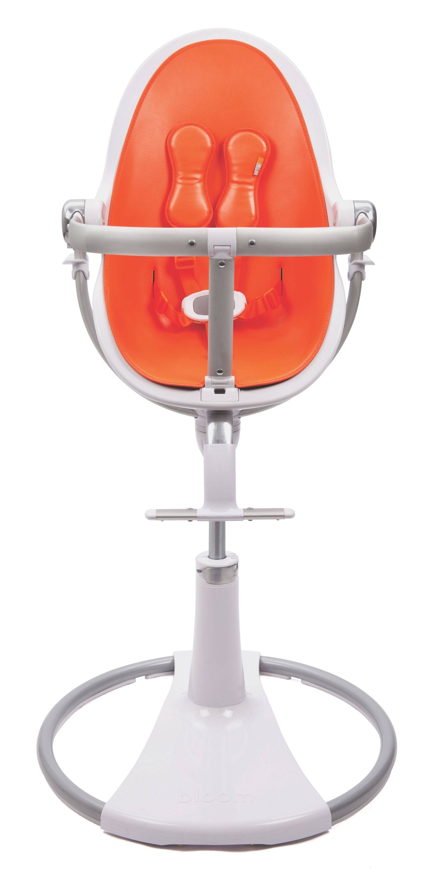 Highchair White - Original Colors Harvest Orange By