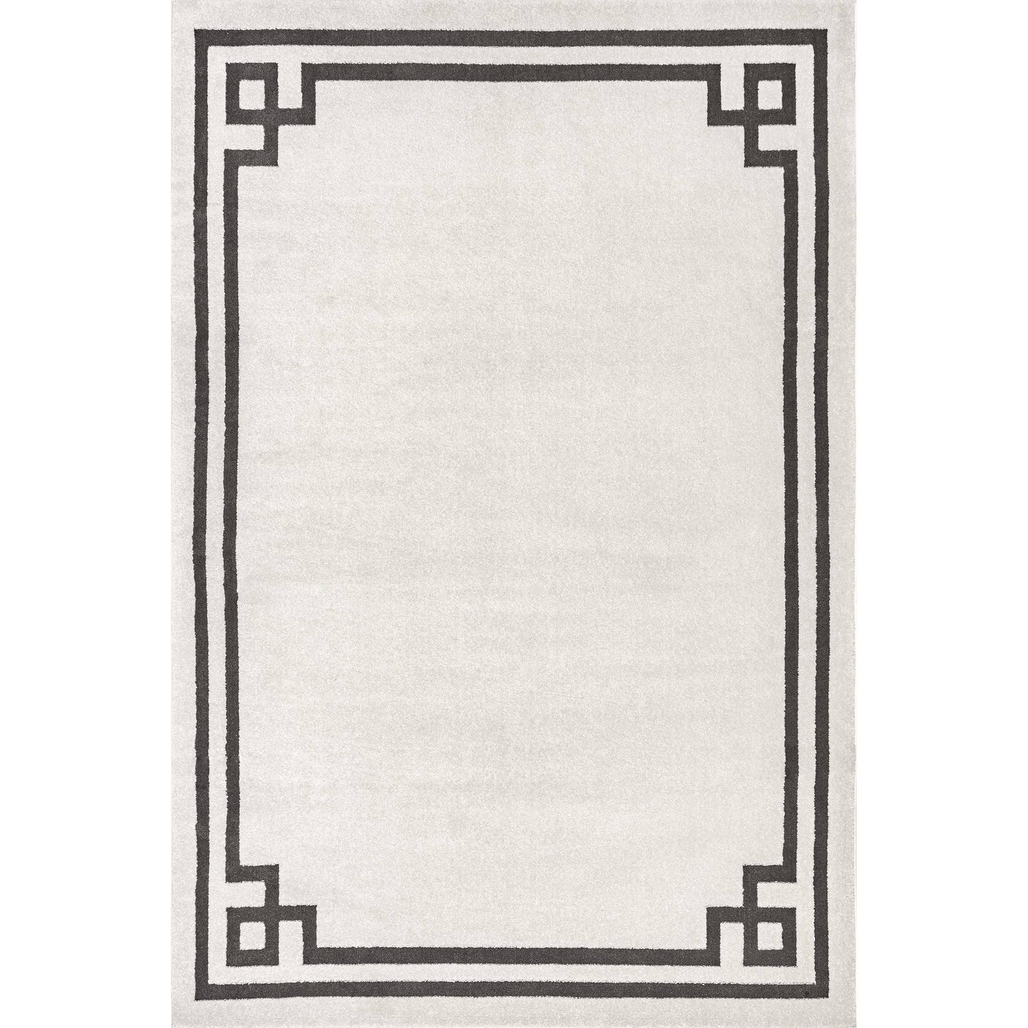 Imani Classic Border Beige 4 Ft. X 6 Ft. Area Rug