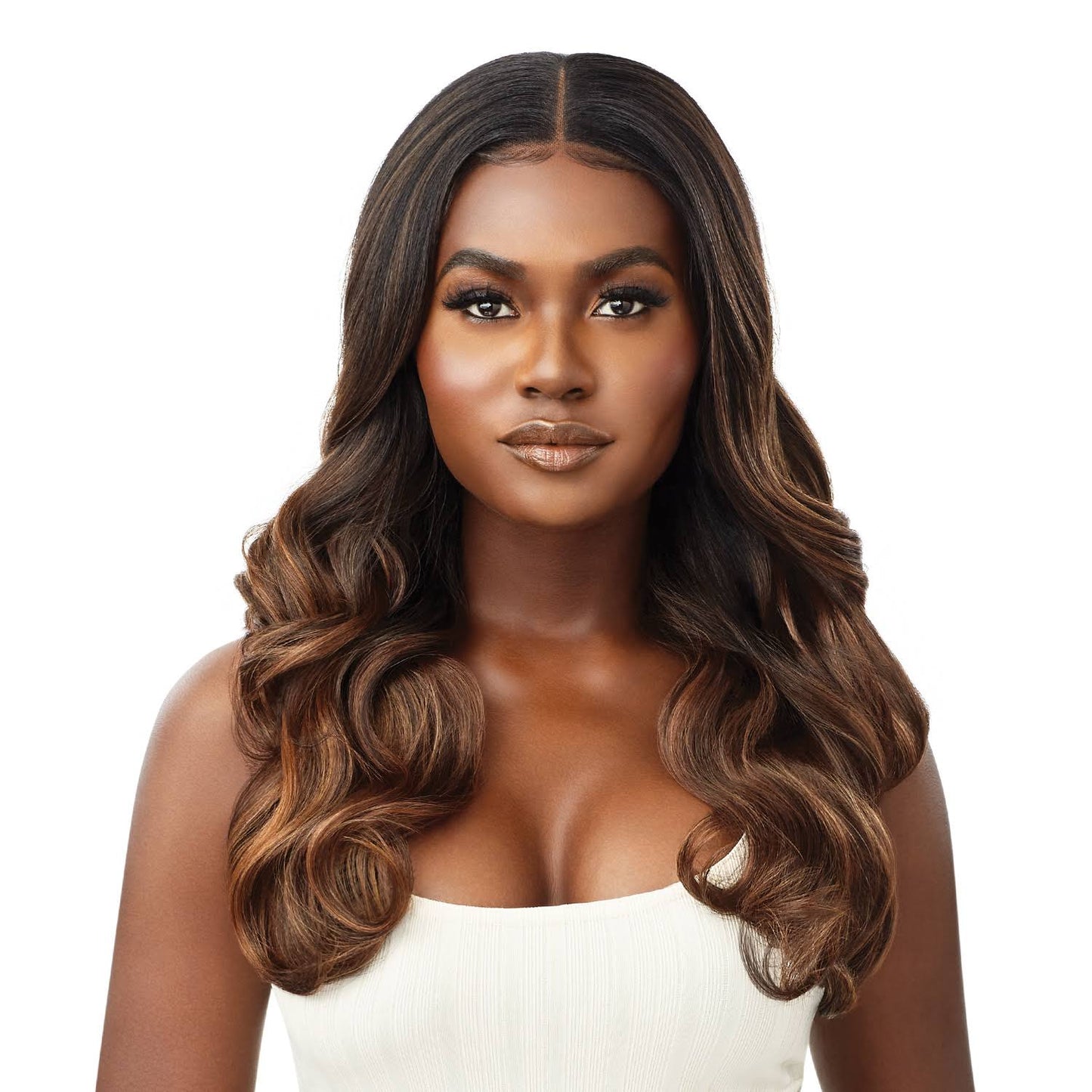 Human Hair Blend 13x6 Hd Lace Frontal Wig - Maximina 1b / Premium