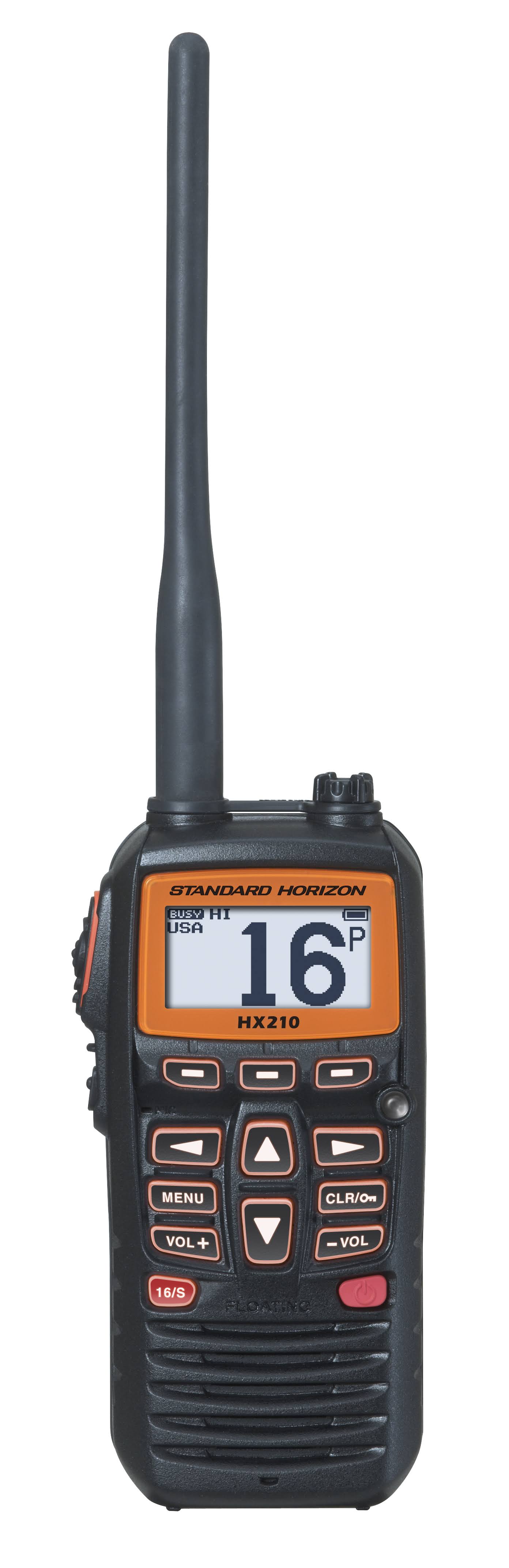 Hx210 6w Floating Handheld Marine Vhf Transceiver