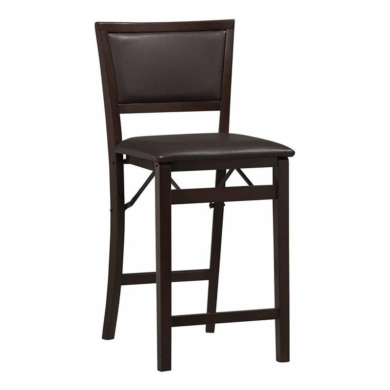 Home Decor - Keira Pad Back Folding Counter Stool Grey Wash - Fd38gwash01u_Lin