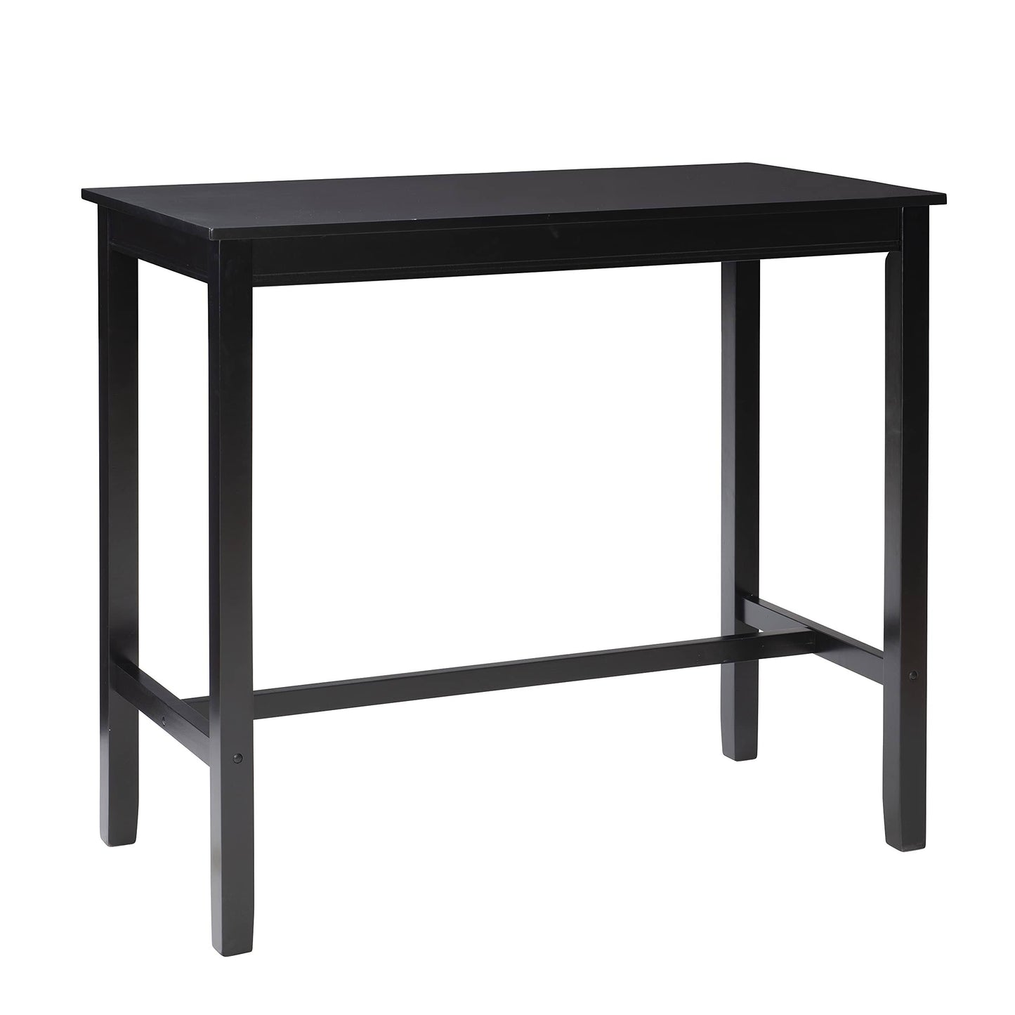 Home Decor Claridge Black 36x22 Counter Height Pub Table