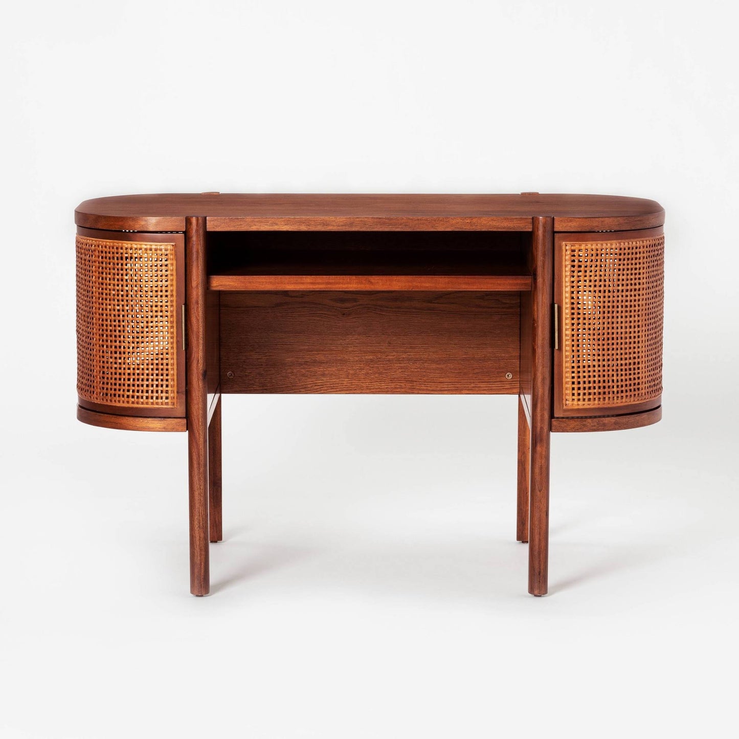 Hills Caned Desk Walnut - Designed With Studio Mcgee