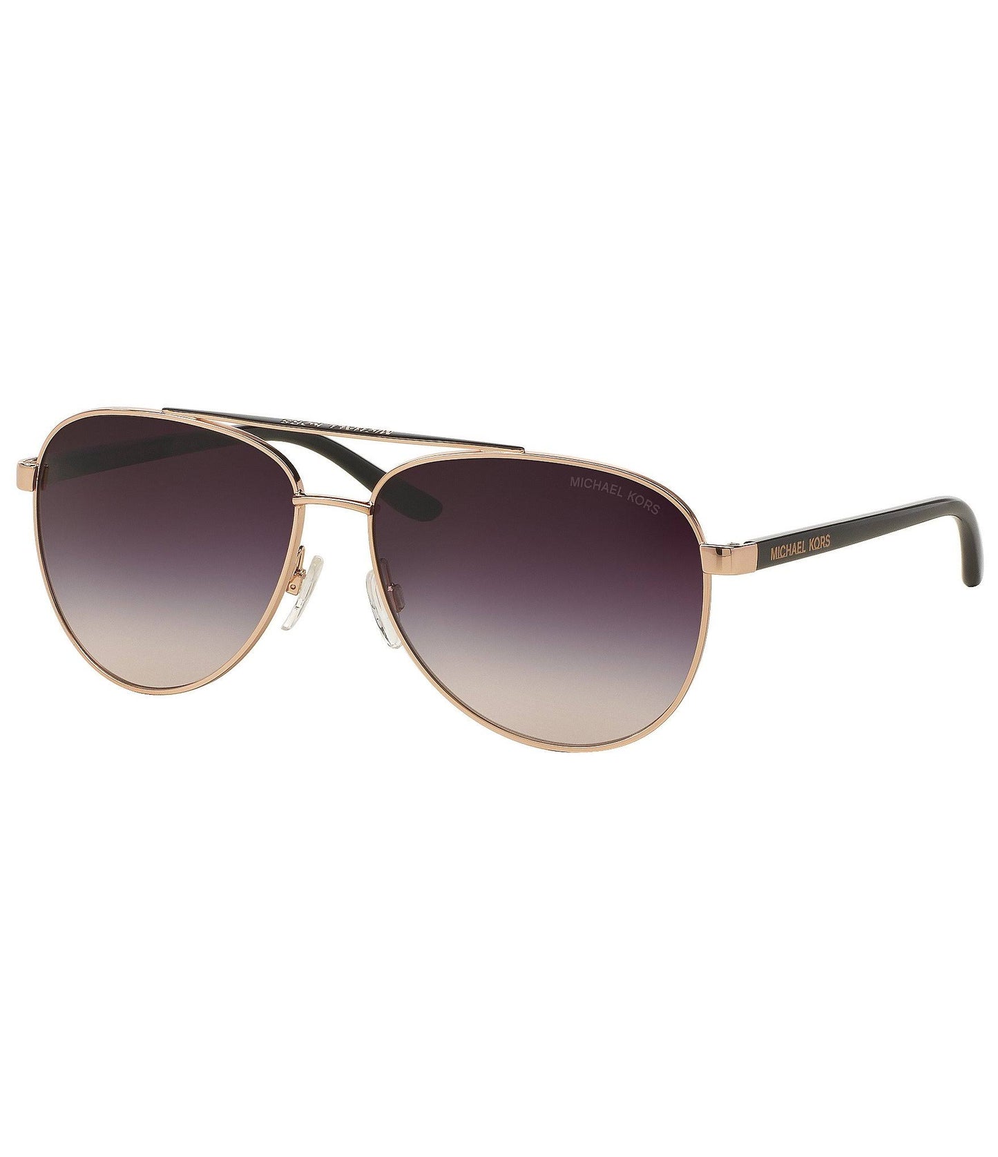 Hvar Mk5007 Sunglasses 104525-59 - Rose Gold White Frame Blue Mirror Lenses