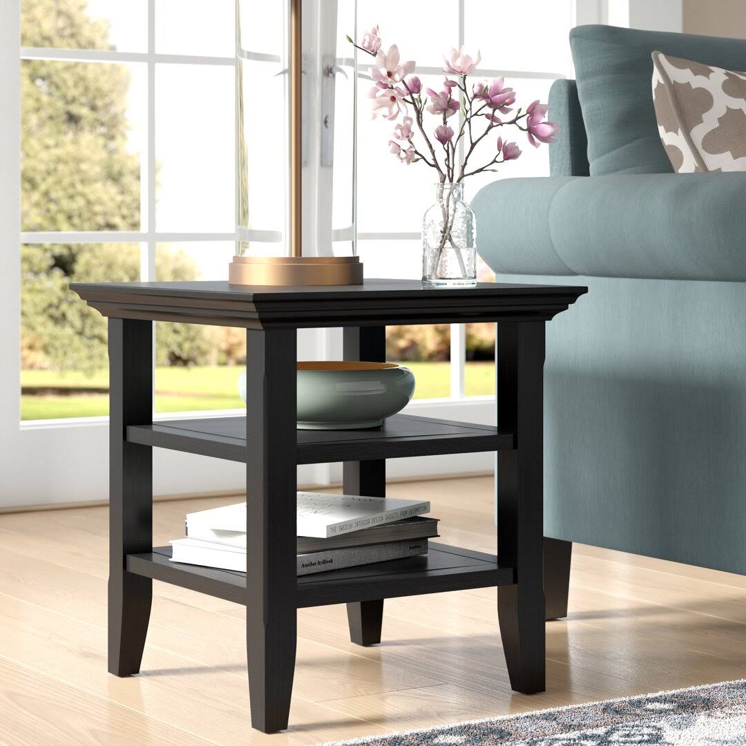 Hill Pegram Solid Wood End Table Color: Light Golden Brown