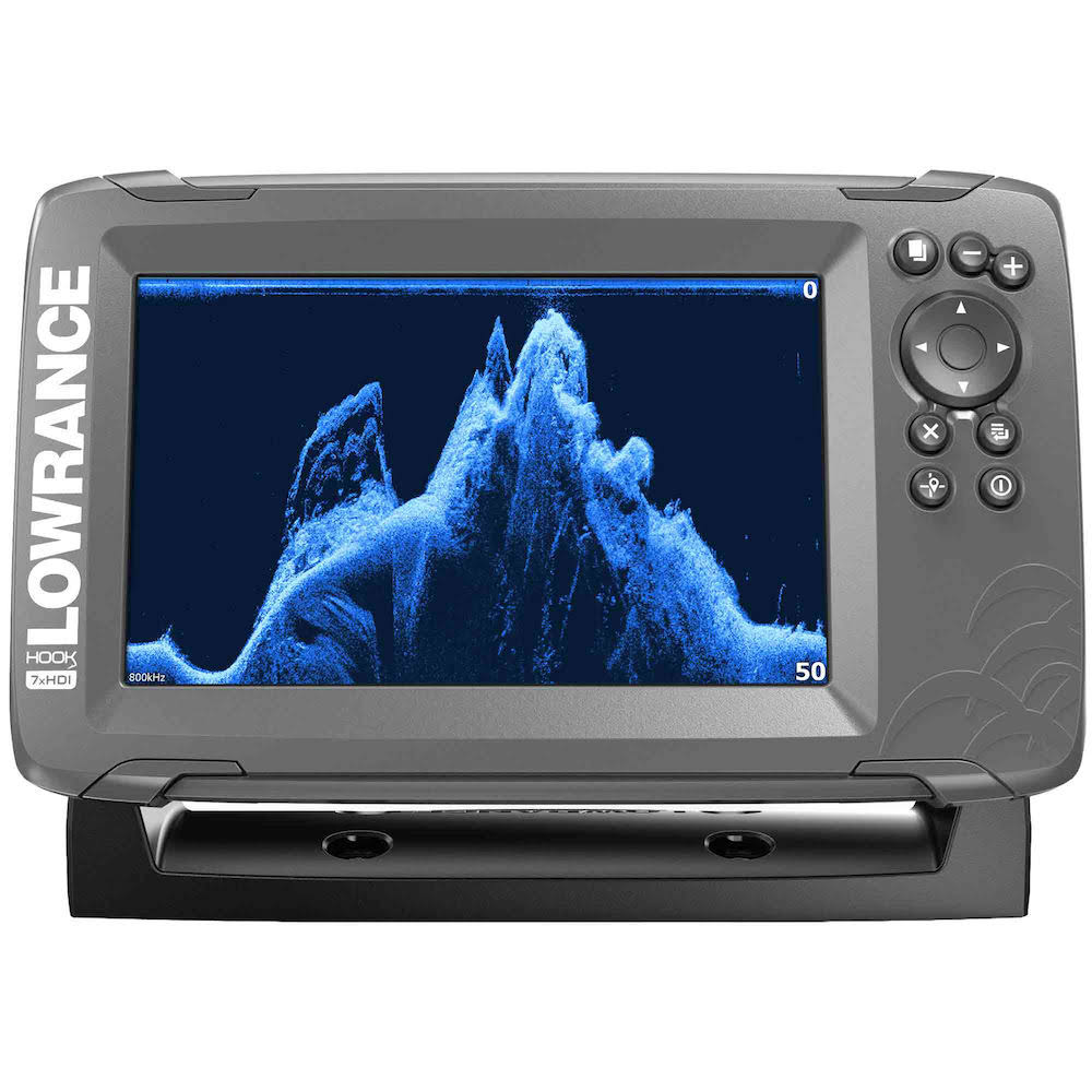 Hook2-7x Splitshot Fishfinder With Transducer And Gps Plotter (055-14020-001)