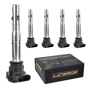 Ignition Coil For L5 2.5l 2005 2006 2007 2008 2009 2010 2011 2012 Volkswagen Vw Jetta Rabbit Beetle Passat Golf Tiguan Gti Eos Cc Coil Pack Set Of 5 R