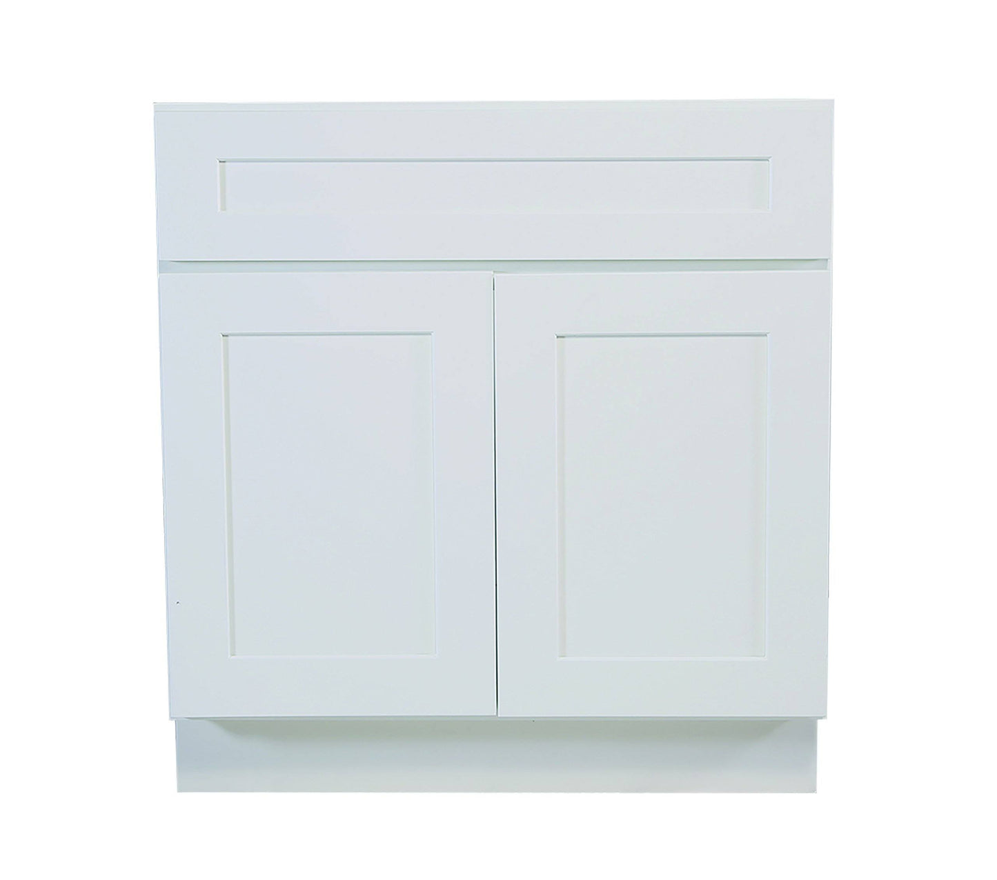 House 561480 Brookings 33-Inch Sink Base Cabinet, White Shaker