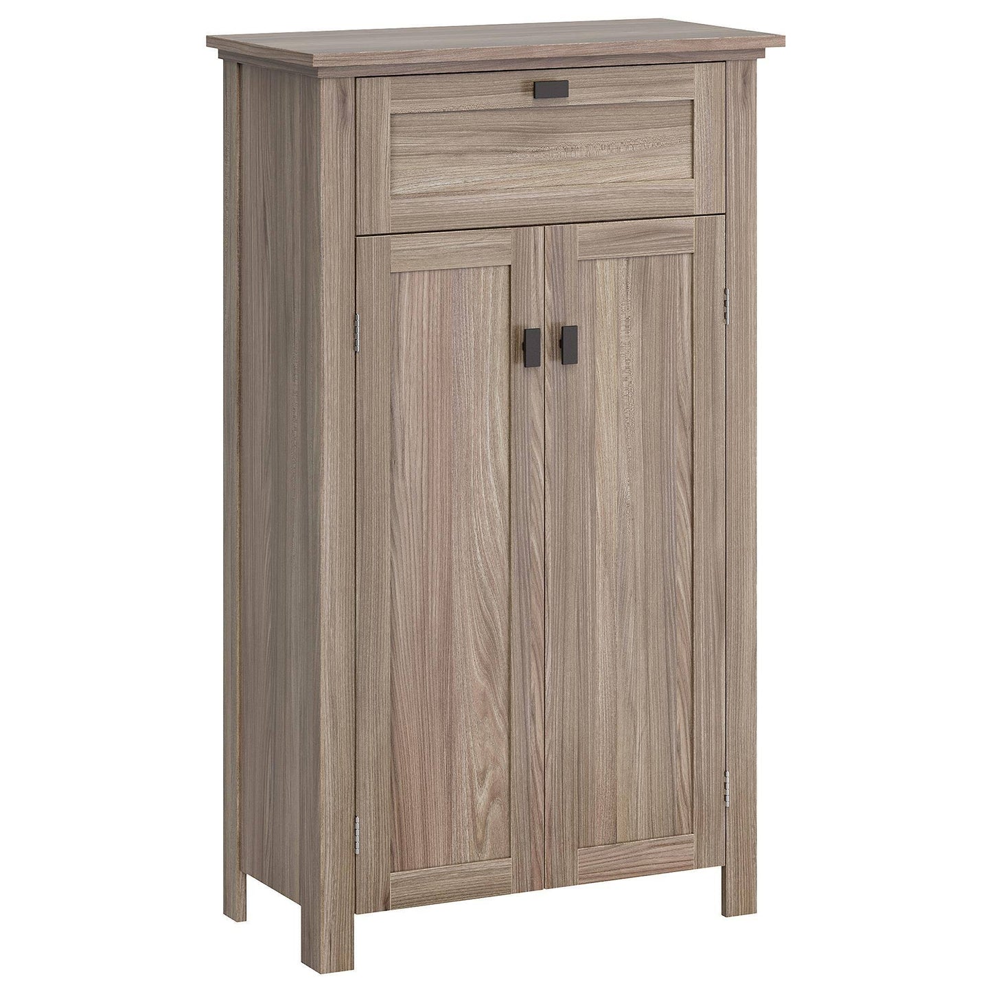 Home Hayward Two-Door Floor Cabinet, Light Woodgrain