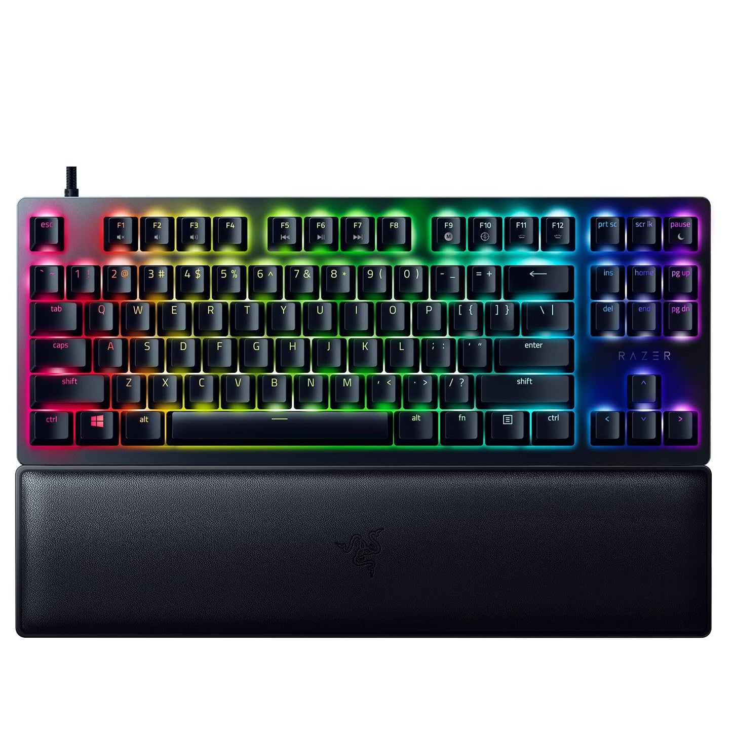 Huntsman V2 Tenkeyless Optical Clicky Purple Switch Wired Gaming Keyboard