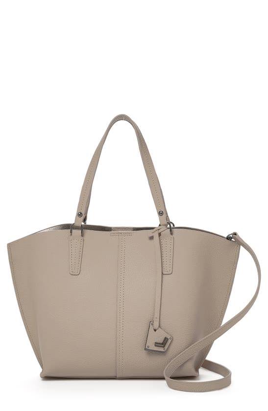 Hudson Bite Size Pebbled Leather Tote In Greige At Nordstrom