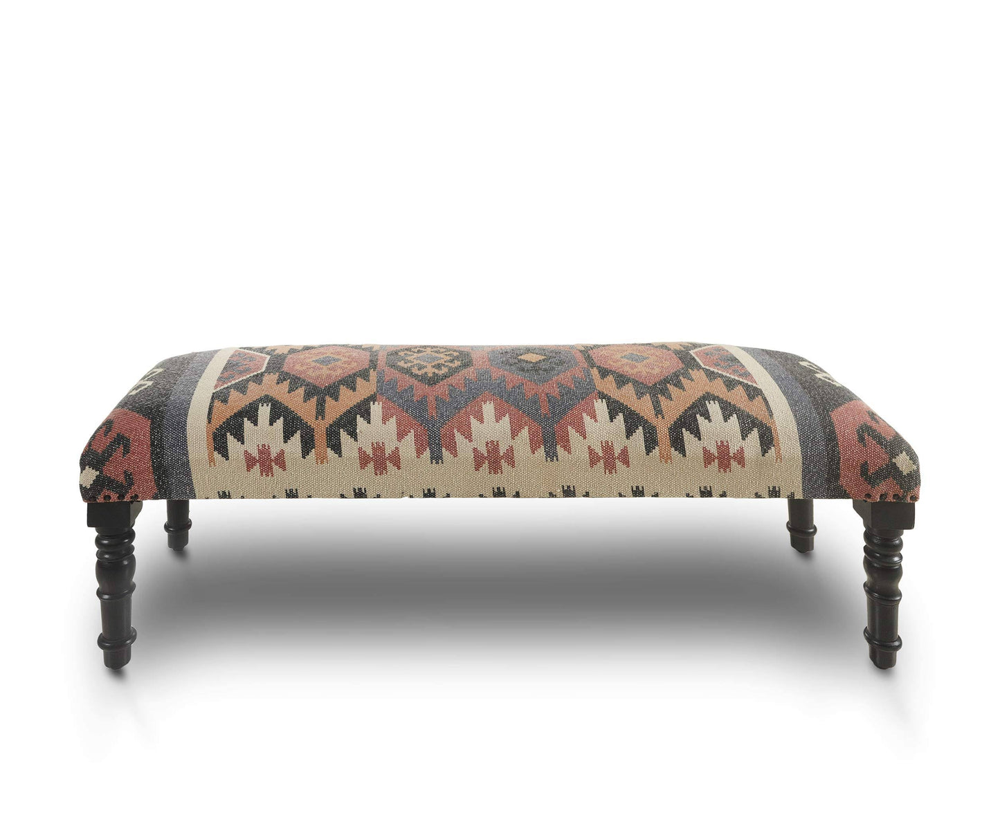 Home Southwest Indoor Bench, Size: One Size, Red