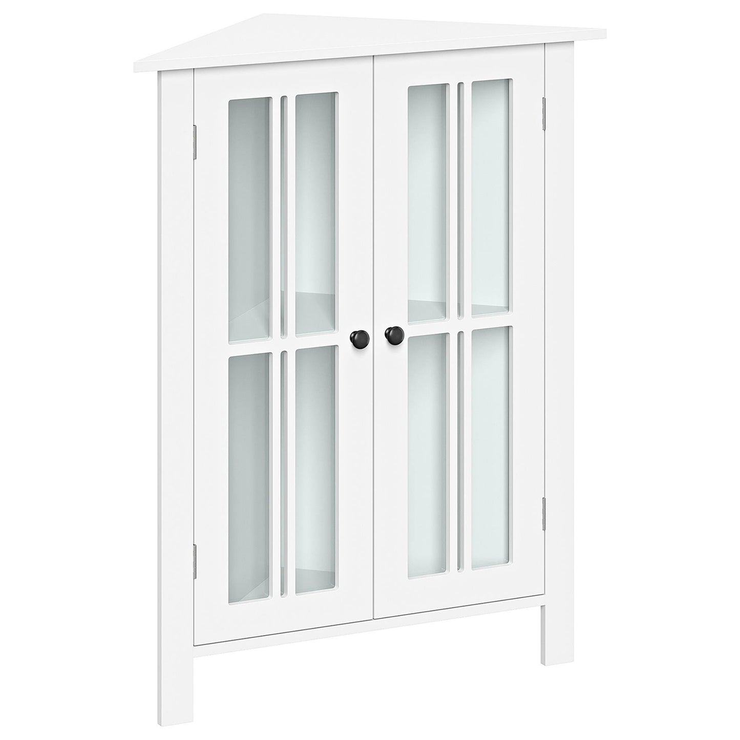 Home Danbury Two Door Corner Cabinet - White