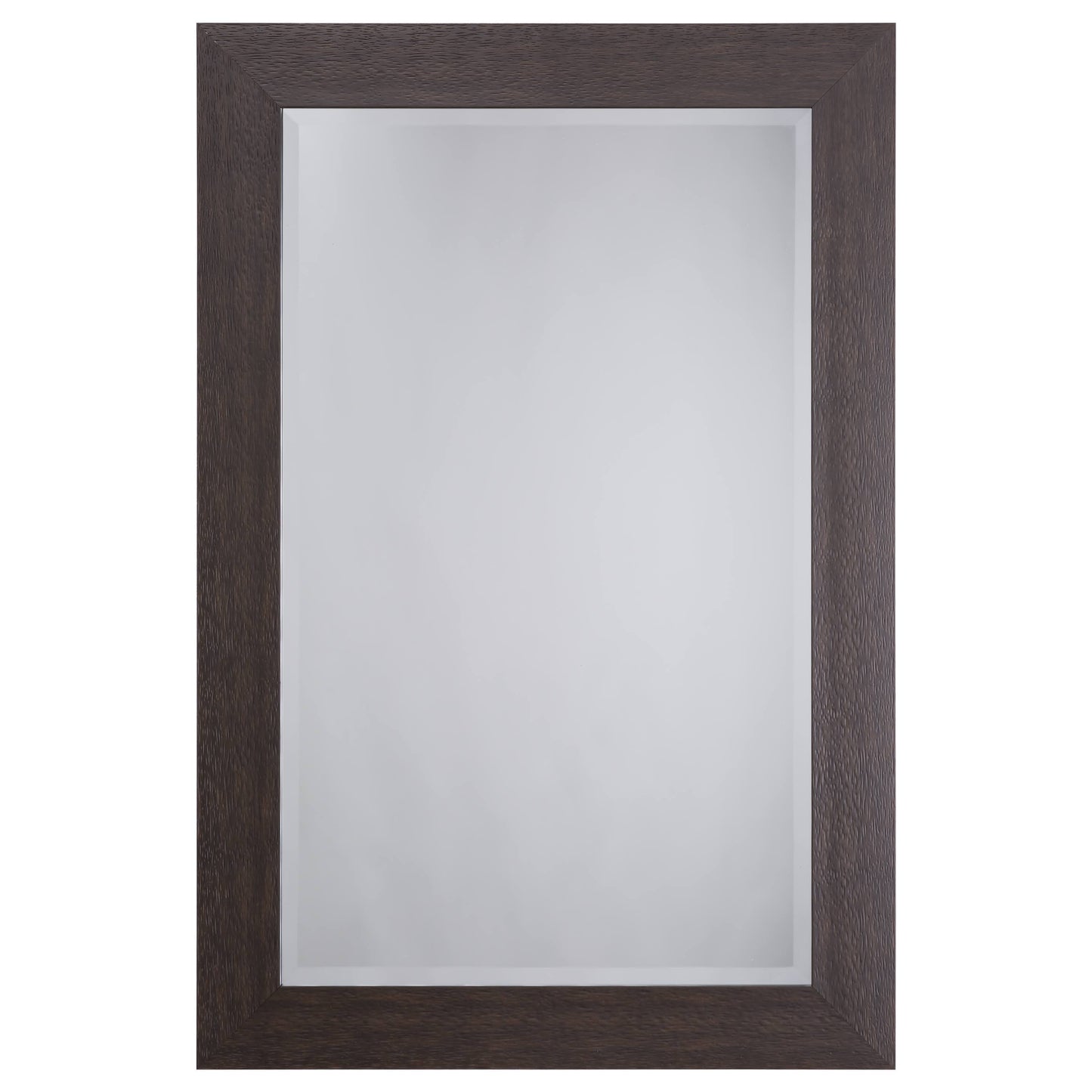 Home Traditional Framed Wall Mirror, Espresso, 24w X 36h In.