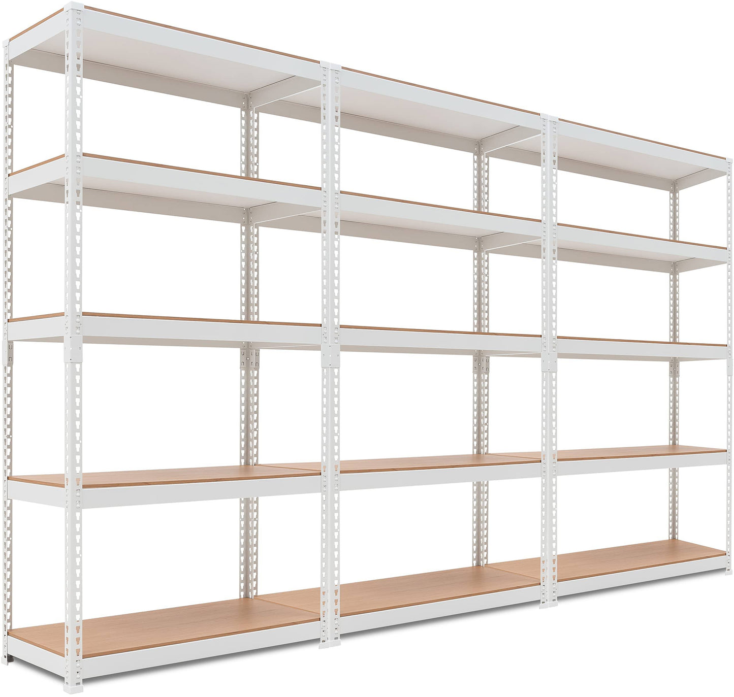 House 5-Tier Laminated Metal Shelving Unit Adjustable Storage Utility Rack Heavy Duty Shelves Organization Multipurpose Shelf Kitchen