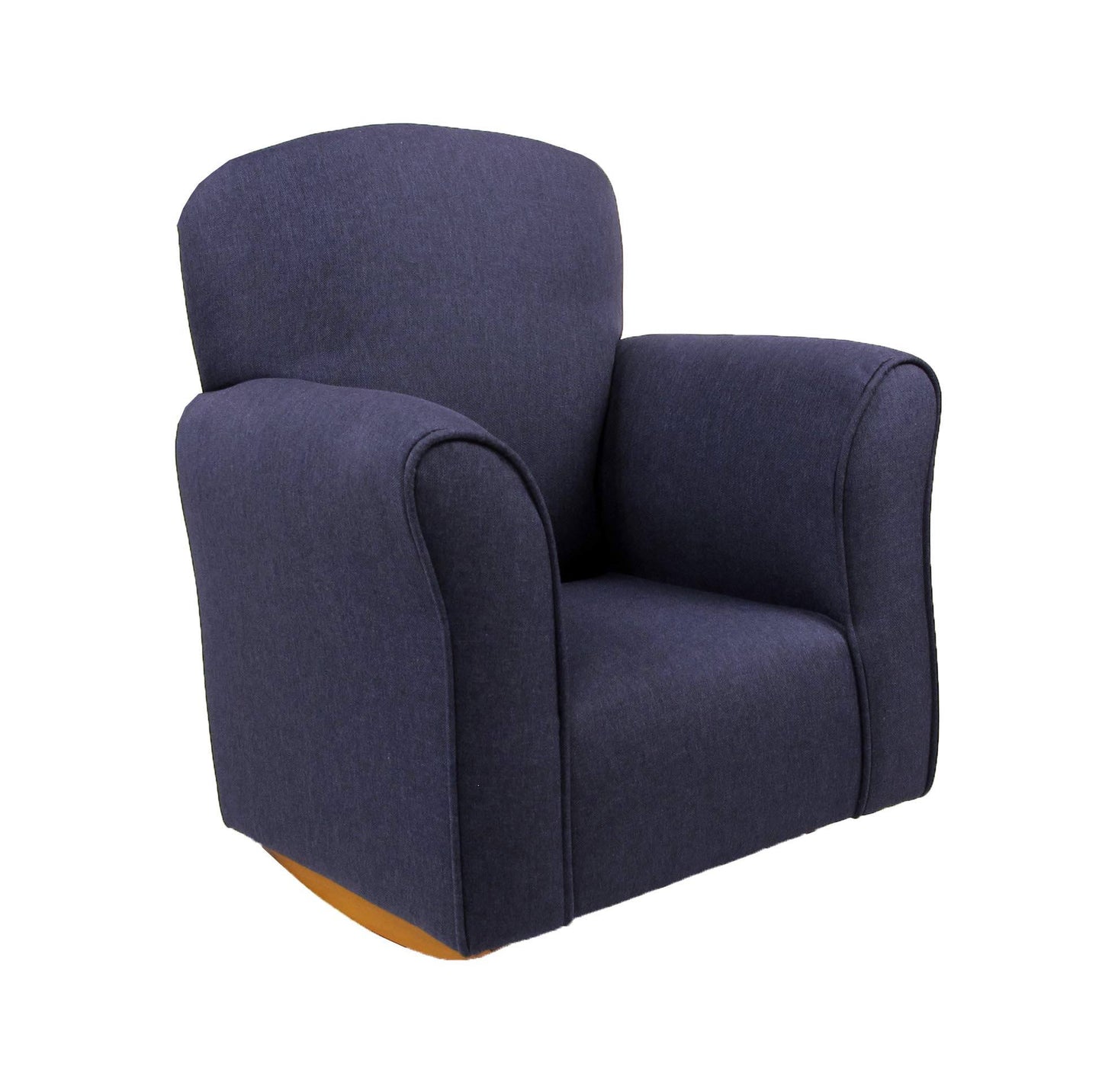 Home Cr1000dn Denim Cotton Print Toddler Rocker Chair, Blue