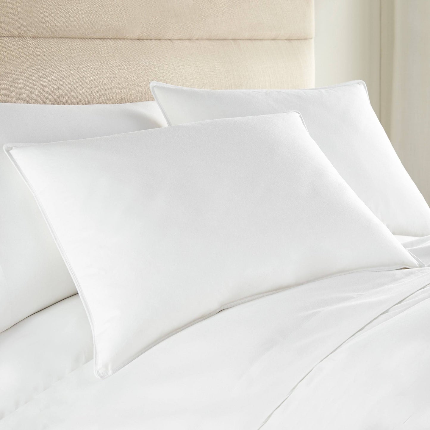 Hotel Style White Goose Down Chamber Pillow - King