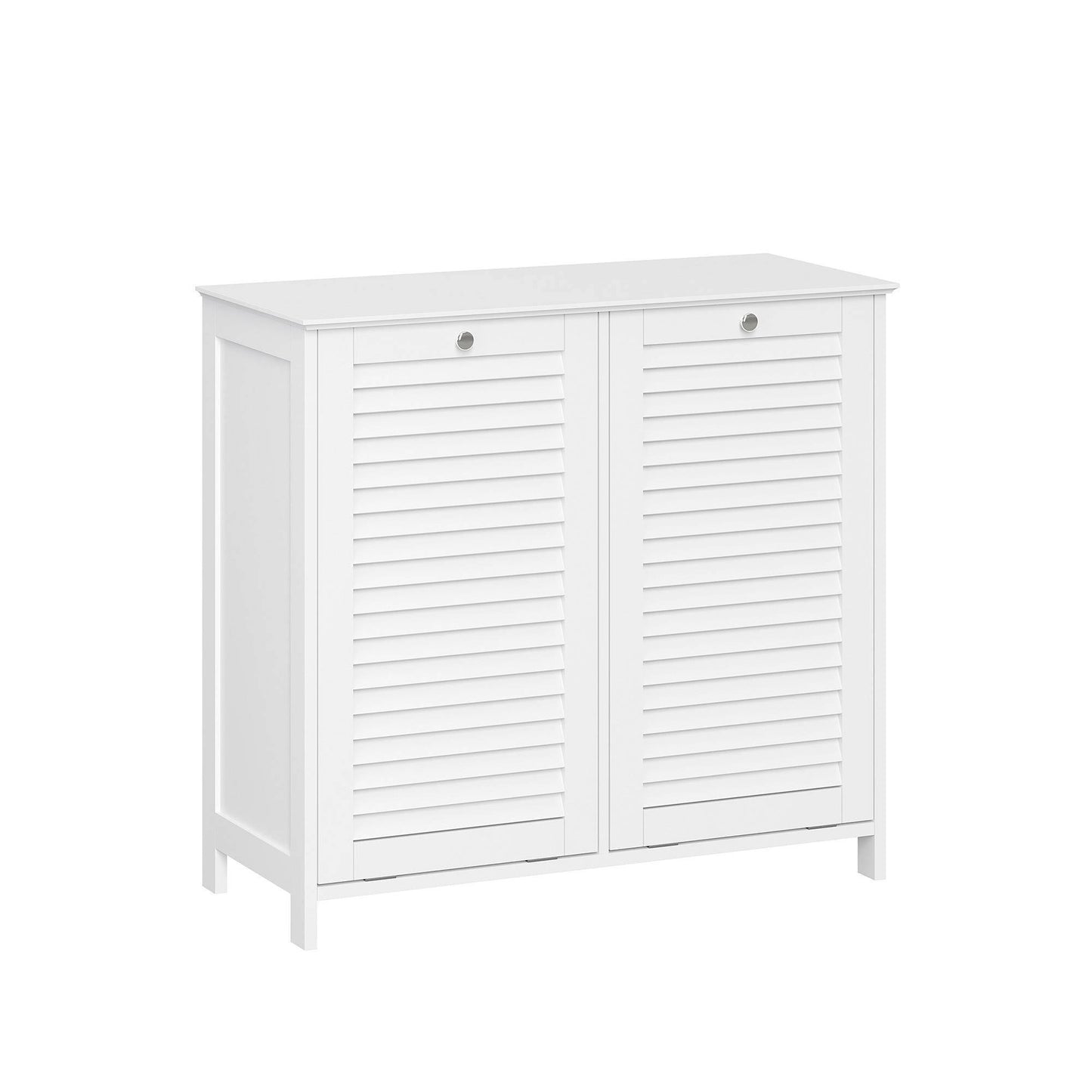 Home Ellsworth Double Tilt Out Laundry Hamper - White