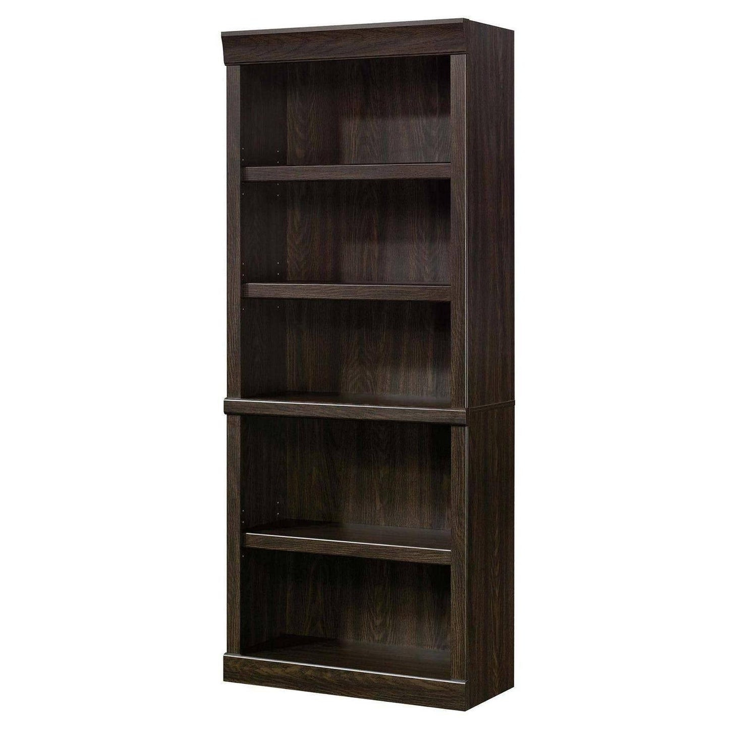 Homes & Gardens Glendale 5 Shelf Bookcase, Dark Oak Finish