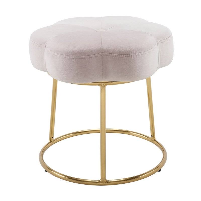 Home Decor Bonnie Vanity Flower Stool - Blue