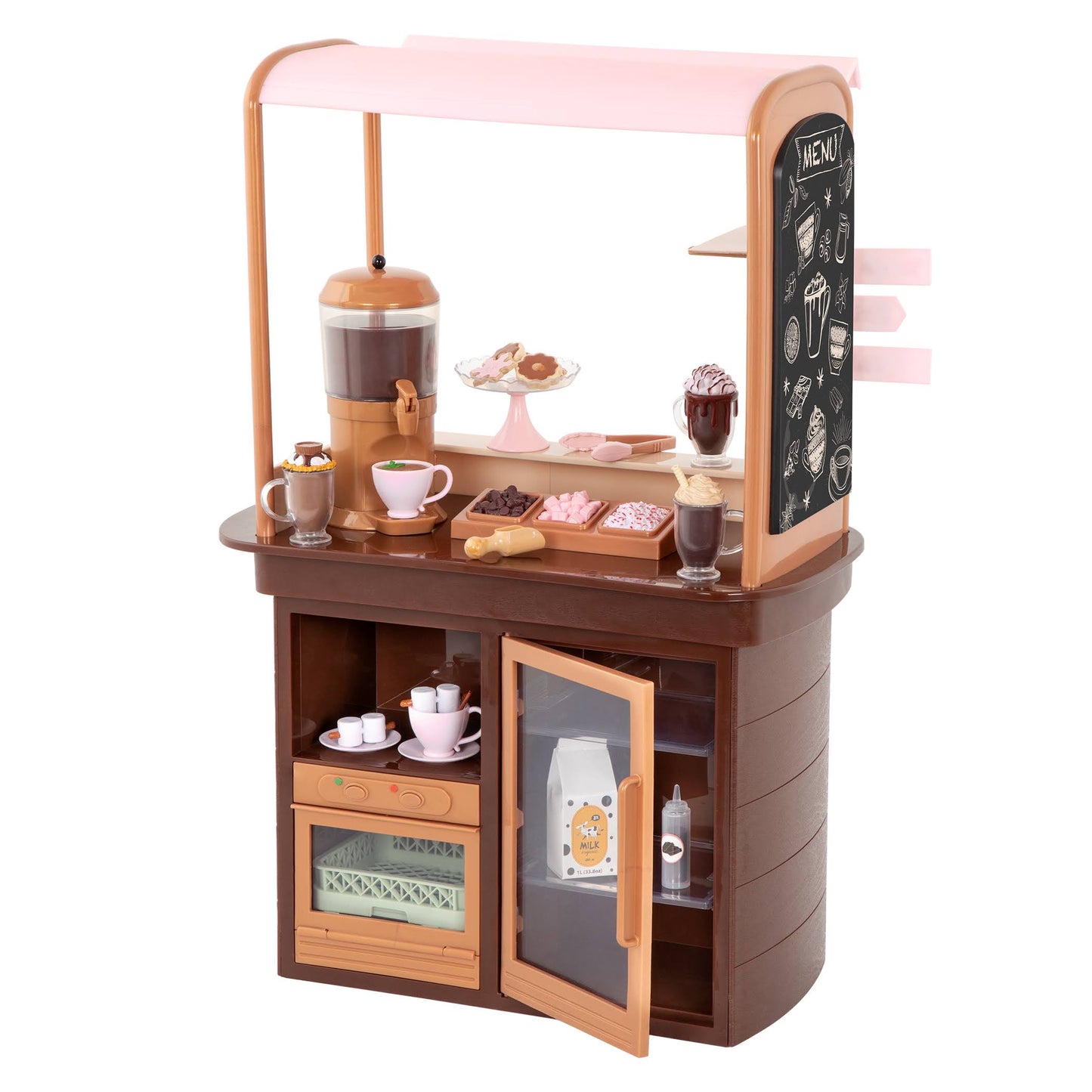Hot Chocolate Stand For 18" Dolls - Choco-Tastic