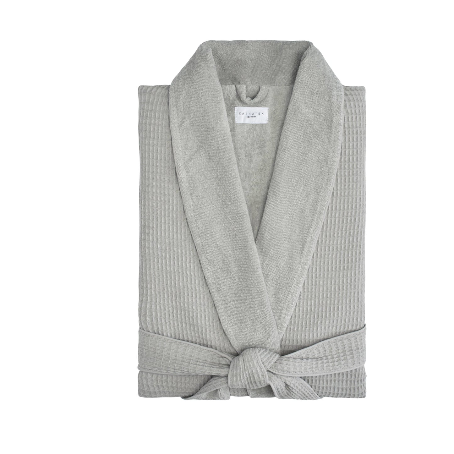 Hotel Kimono Waffle Bathrobe - White
