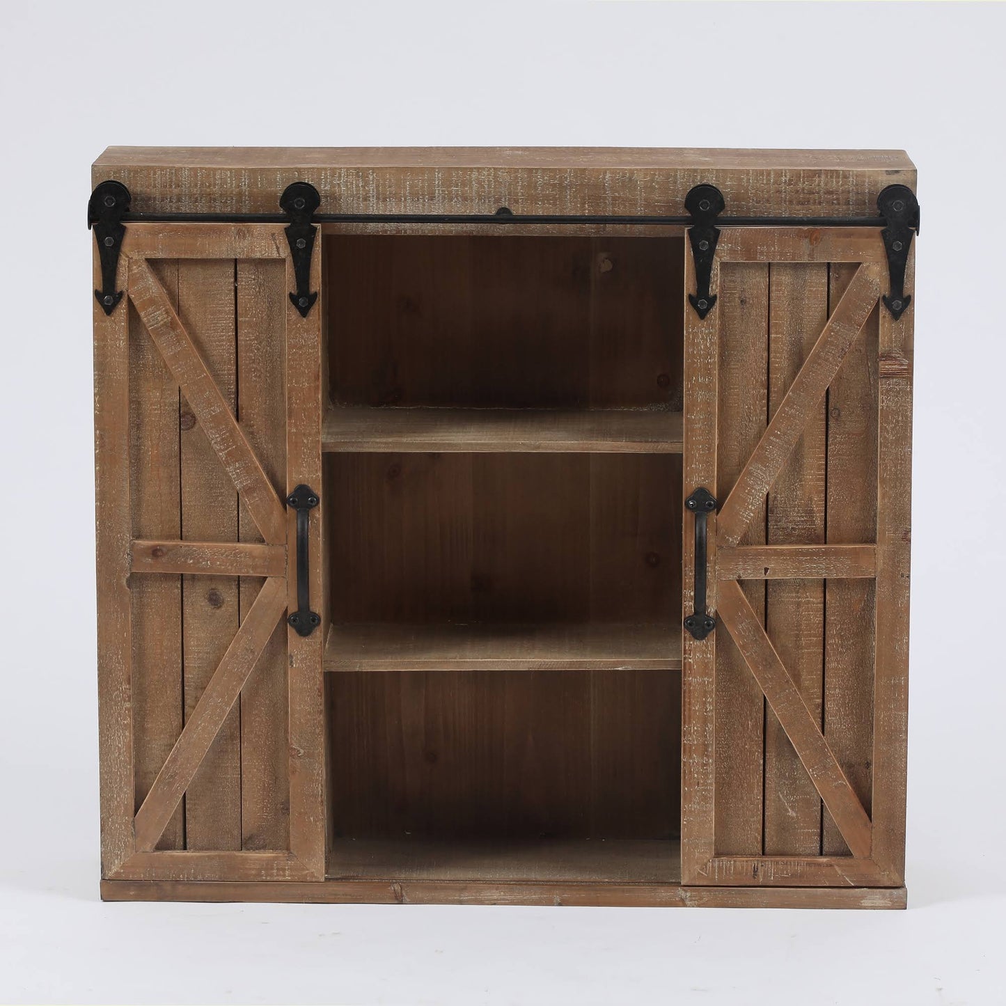 Home Wood Farmhouse Storage Wall Cabinet