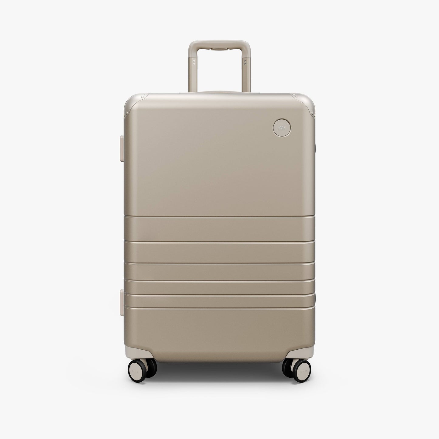 Hybrid Carry-On - Best Luggage & Suitcase, Silver By