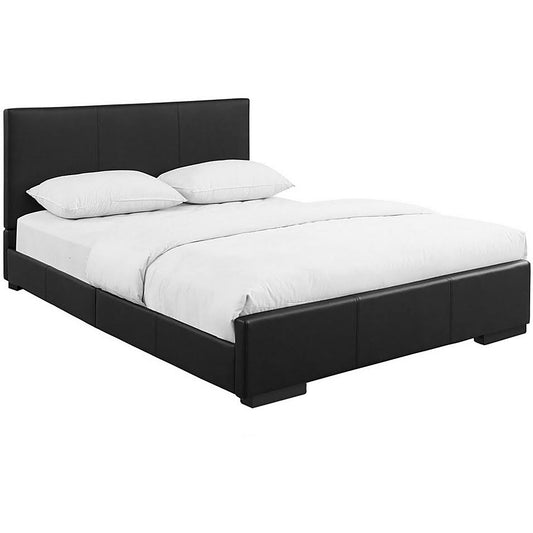 Hindes Black Queen Platform Bed | 86340
