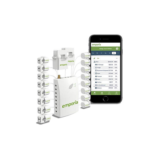 Home Energy Monitor With 16 50a Circuit Level Sensors | Vue - Real Time