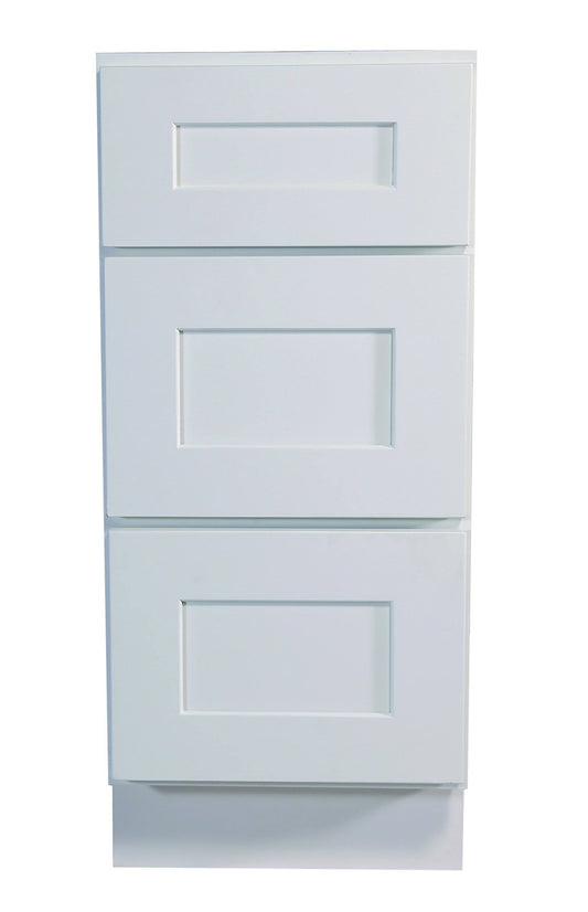 House 561464 Brookings 18-Inch Drawer Base Cabinet, White Shaker