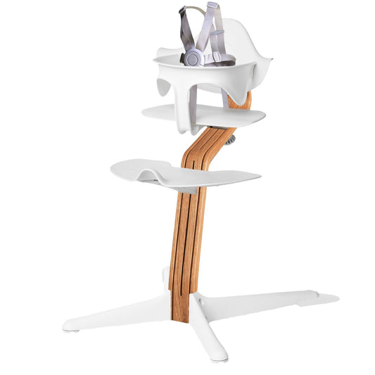 Highchair - White/Natural Oak