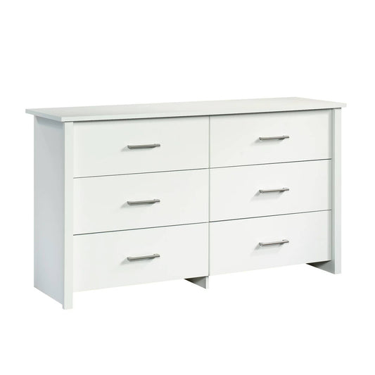 Hillside 6-Drawer Dresser, Soft White Finish