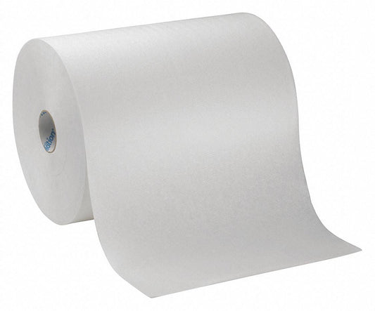 High Capacity Paper Towels Roll Poly-Bag Protected White