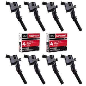 Ignition Coil Dg508 & Motorcraft Spark Plug Sp479 Compatible With 4.6l 5.4l V8 Dg457 Dg472 Dg491 Crown Victoria Expedition F-150 F-250