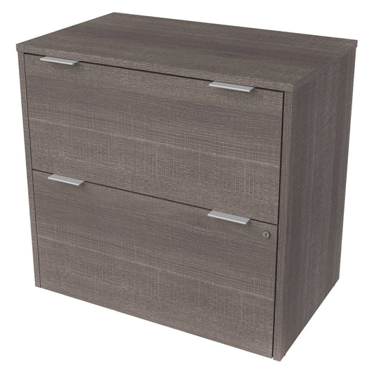 I3 Plus Lateral File Cabinet Bark Gray