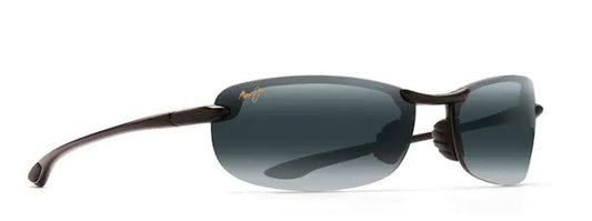 Ho'okipa Square Sunglasses, Black/Grey