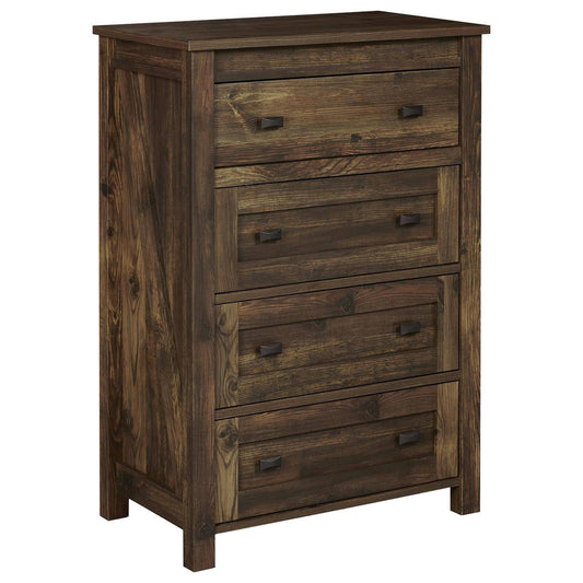 Home Farmington 4 Drawer Dresser, Rustic