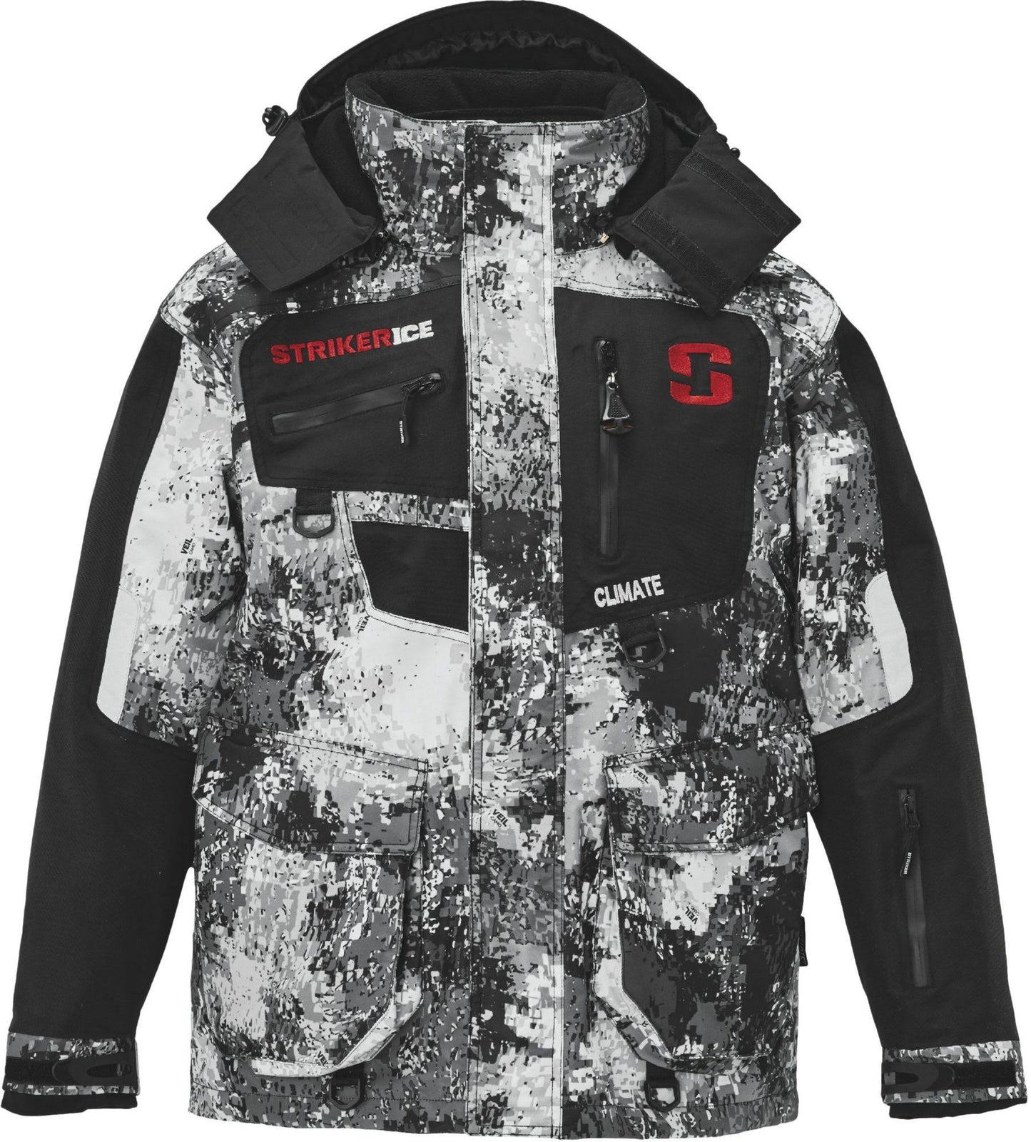 Ice Men's Climate Jacket Xl; Black / Gray