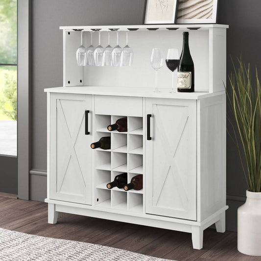 Home Bar Cabinet Greyleigh Color: Charcoal