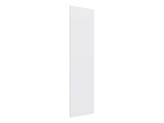 Home Cabinet Fridge Side Panel Size: 90.1" H X 13.9" W X 0.71" D, Color: White 81066