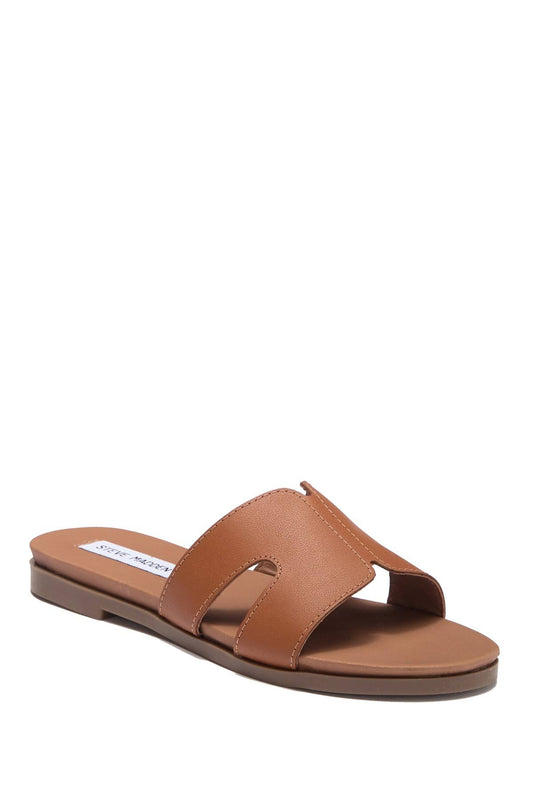 Hoku Slide Sandal In Cognac Leather At Nordstrom, Size 8.5