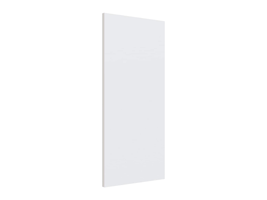 Home Wall Cabinet Skirt Side Panel Color: White, Size: 38.5" H X 13.9" W X 0.71" D 81047