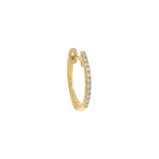 Huggie Earring 14k | Adina Eden Jewels 10 Mm / Single / 14k Gold