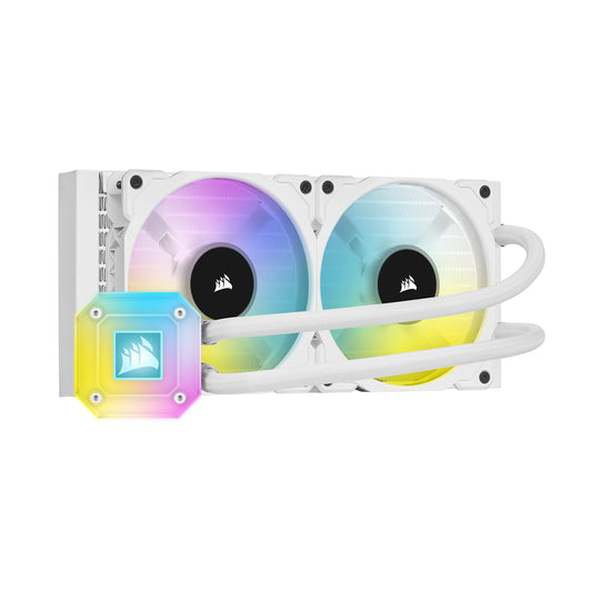 Icue H100i Elite Capellix Liquid Cpu Cooler - White