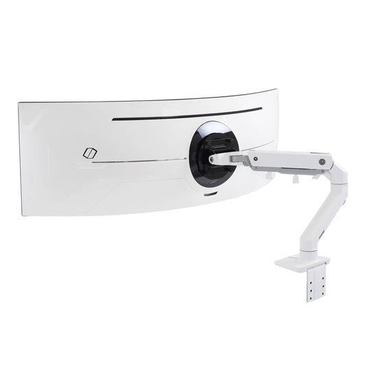 Hx Desk Monitor Arm With Hd Pivot (White)