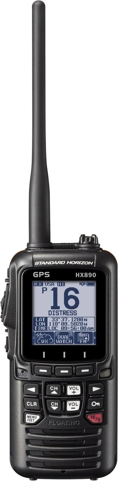 Hx890 Navy Blue Handheld Vhf - 6w