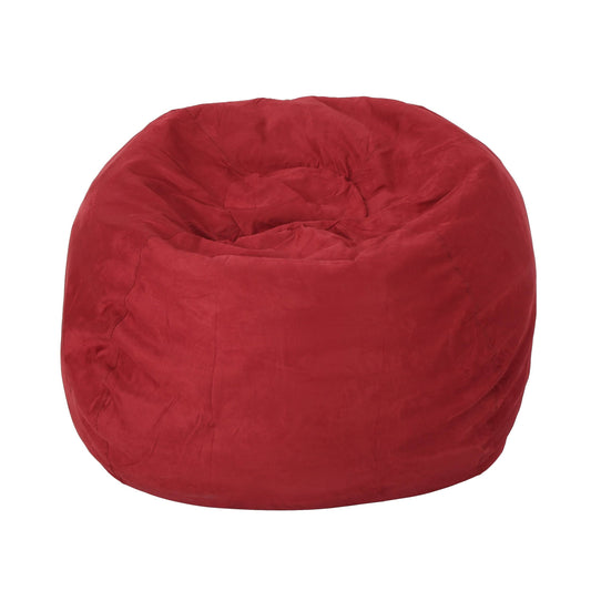 House 5ft Suede Bean Bag - Red