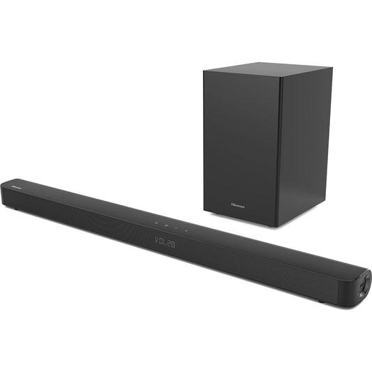 Hs212f 2.1-Channel Soundbar With Wireless Subwoofer - Black
