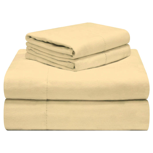 Home 190 Gsm Cotton Flannel Sheet Set